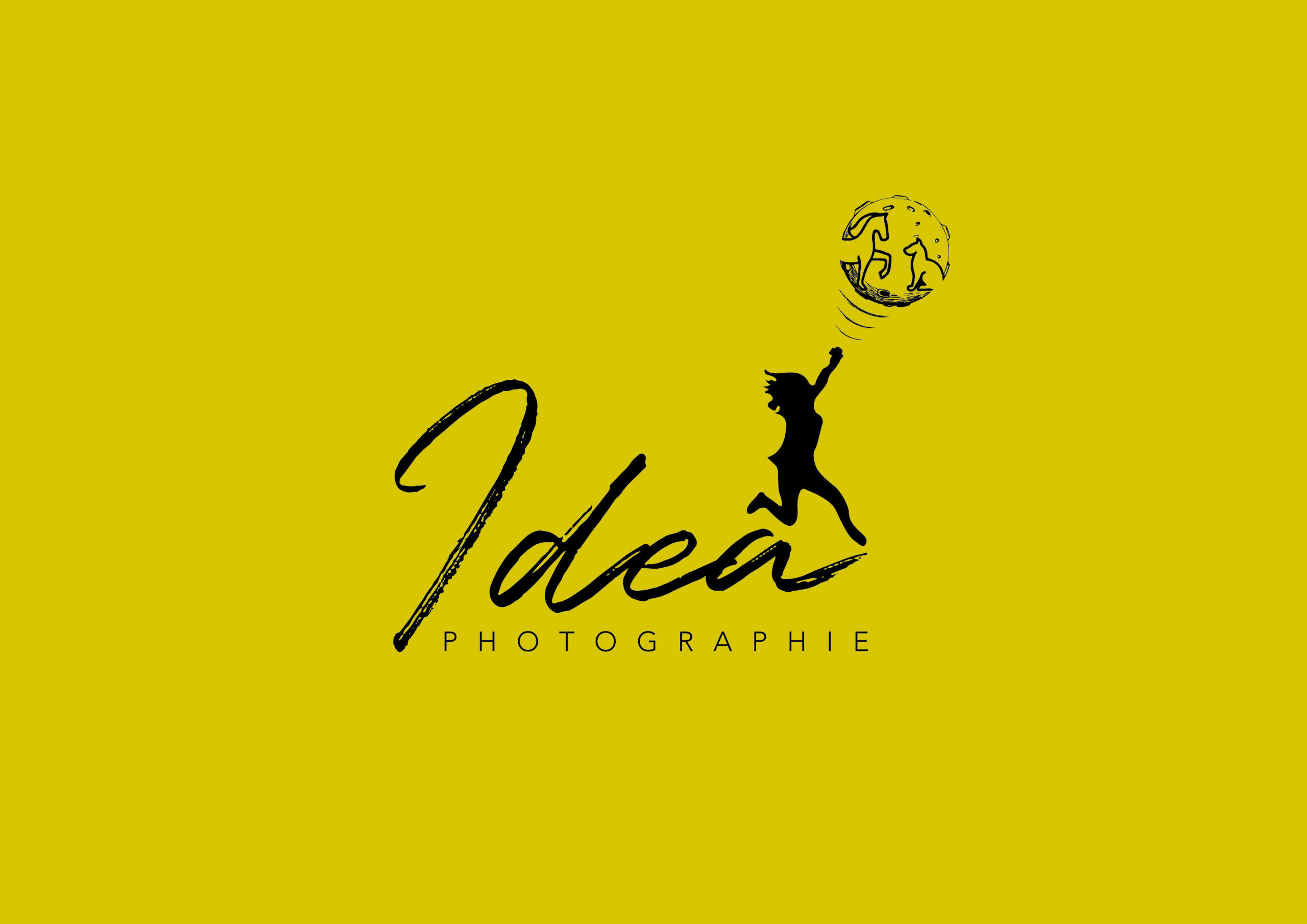 LOGO IDEA PHOTOGRAPHIE - JAUNE